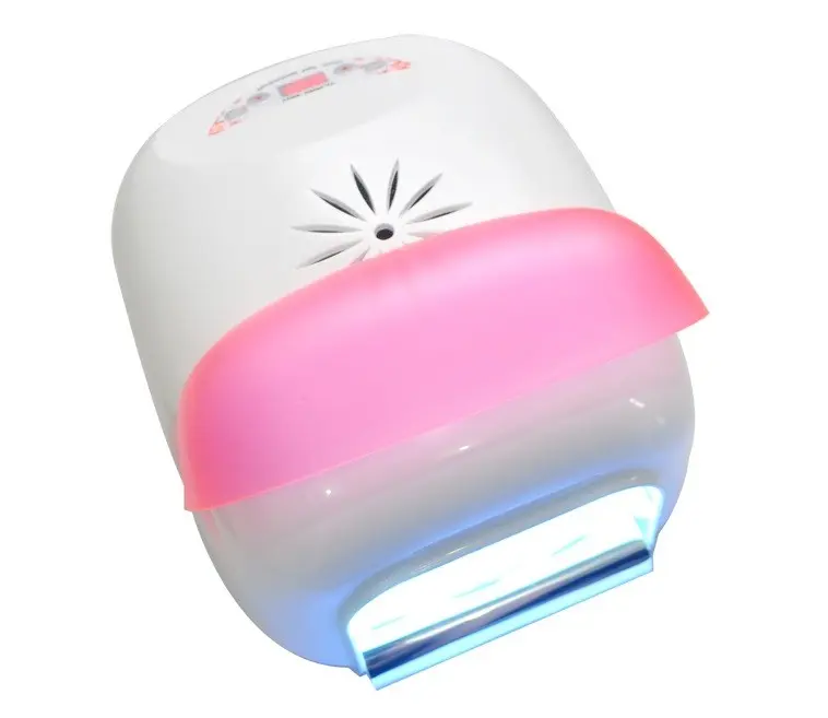 Digitalna UV lučka/sušilnik s 4 žarnicami - rožnata - 36 W 
