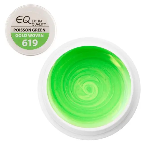 UV-gel Extra Quality - 619 Gold Woven – Poisson Green 5g