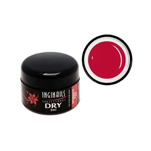 DRY UV COLOR GEL Inginails Professional – Monaco Red 03, 5ml