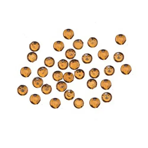 Okrogli okrasni kamenčki Swarovski 2 mm - zlatorjavi, 50 kos