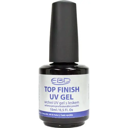 TOP FINISH UV GEL - zelo sijoč vrhnji gel, 15 ml