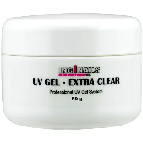 UV gel Inginails - Extra Clear, 50g 