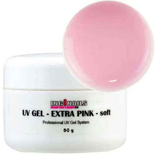 UV gel Inginails - Extra Pink Soft, 50g
