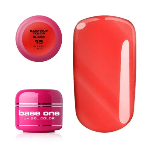 Gel Silcare Base One Color - Clared Red 15, 5 g