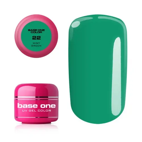 Gel Silcare Base One Color - Mint Green 22, 5 g