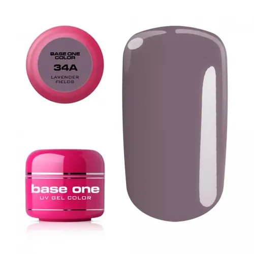 Gel Silcare Base One Color - Lavender Fields 34A, 5 g