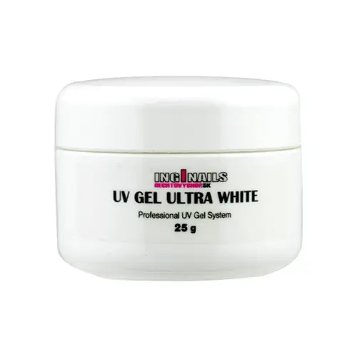UV gel Inginails - Ultra White, 25g 