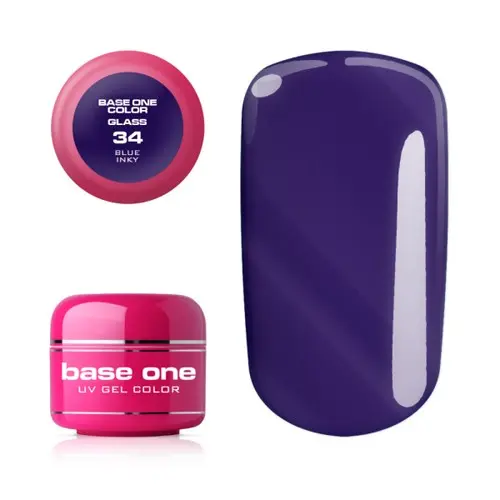 Gel Silcare Base One Color - Blue Inky 34, 5 g