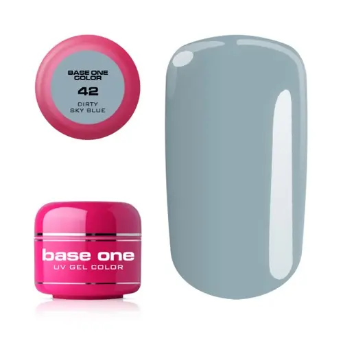 Gel Silcare Base One Color - Dirty Sky Blue 42, 5g