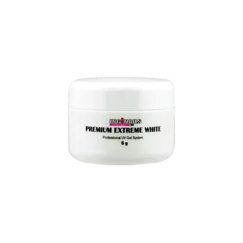 UV gel Inginails - Premium Extreme White, 5g