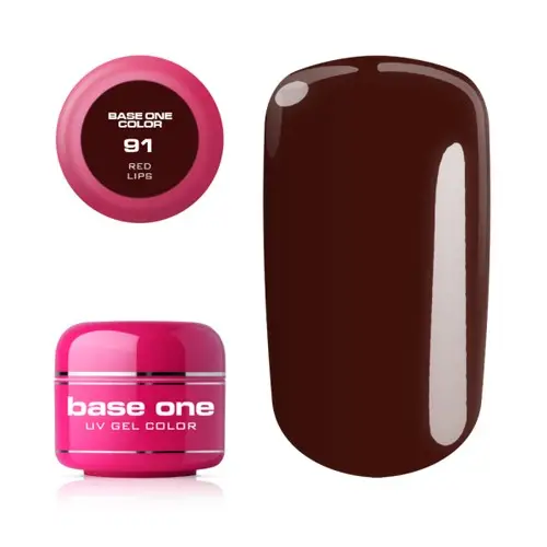 Gel Silcare Base One Color - Red Lips 91, 5g