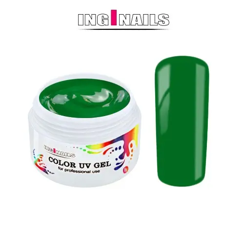4D-gel za okraševanje nohtov Inginails - zelen 5g
