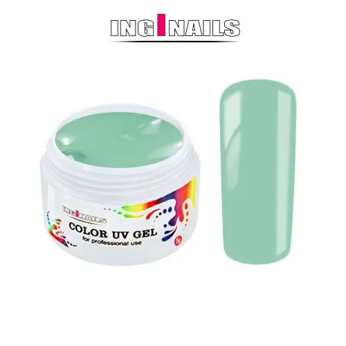 4D-gel za okraševanje nohtov Inginails - pastelno zelen 5 g