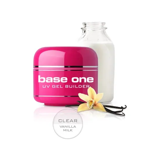 Silcare Base One Gel – Clear Vanilla Milk, 5g