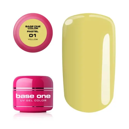 Gel Silcare Base One Pastel - Yellow 01, 5g
