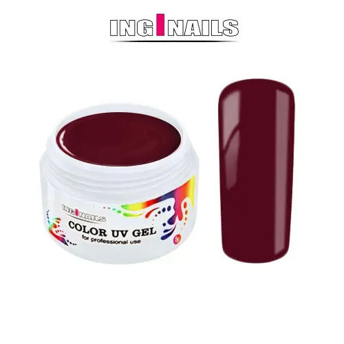 Barvni UV gel Inginails - Cherry, 5g