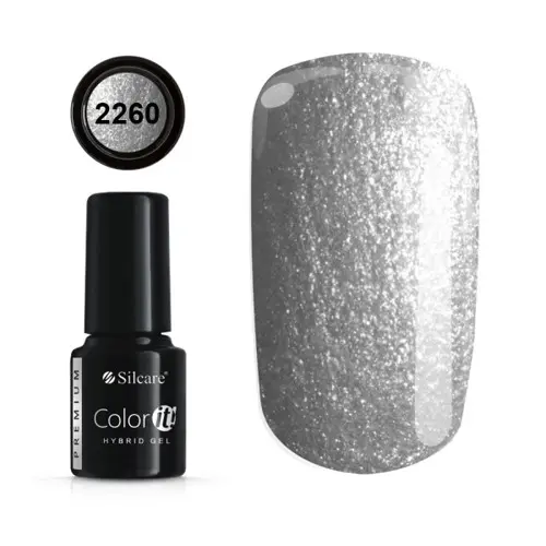 Gel lak -Silcare Color IT Premium Silver 2260, 6g