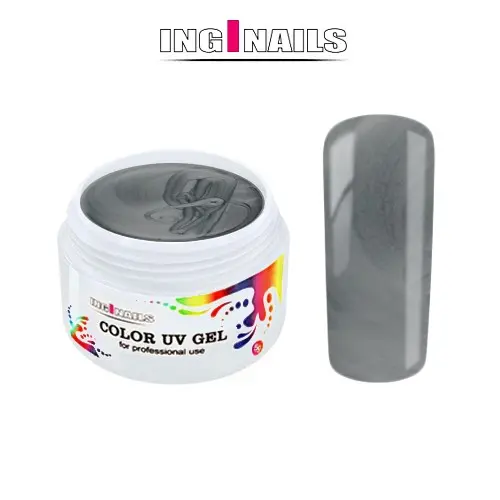Barvni UV gel Inginails - Metalic Silver, 5g