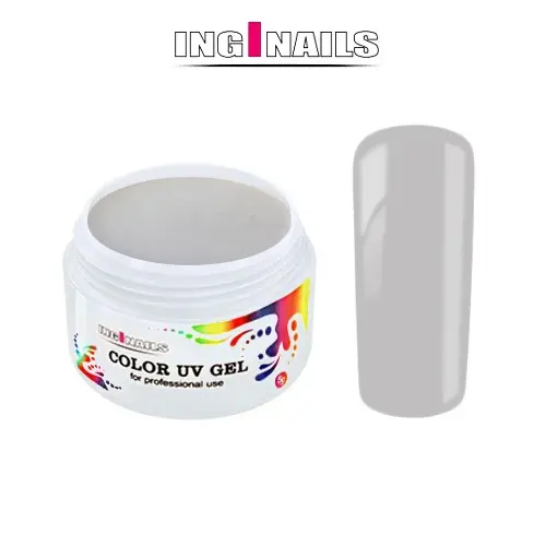 Barvni UV gel Inginails - Pearly White, 5g