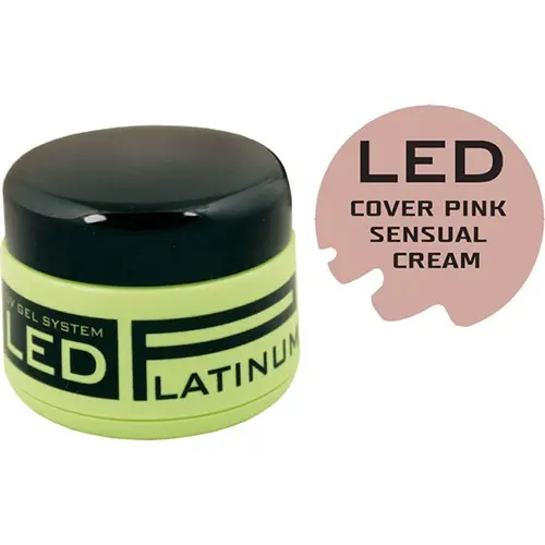 COVER PINK – kamuflažni LED-gel – SENSUAL CREAM PINK, 40g
