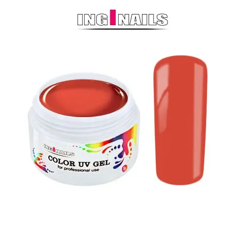 Barvni UV gel Inginails - Sweet Peach, 5g