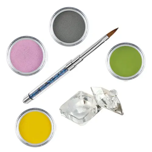 Komplet Pure II Inginails - komplet barvnih akrilnih prahov za okraševanje nohtov