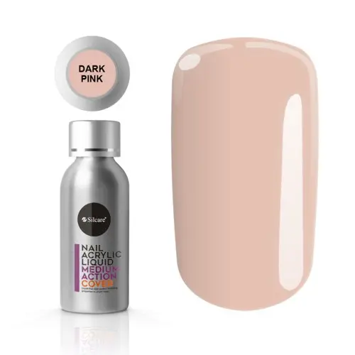 Silcare Acrylic liquid – Dark Pink, 50ml