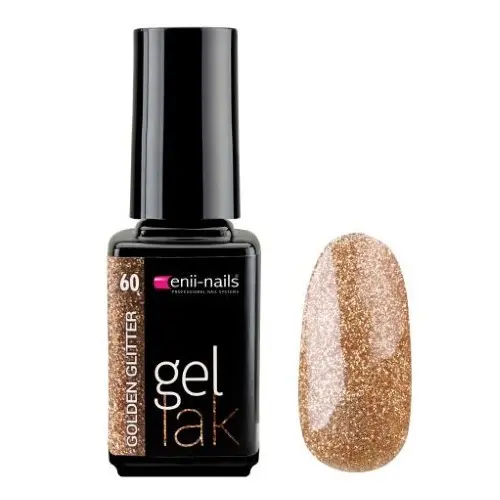 ENII Gel lak 11ml - Golden Glitter 60