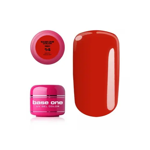 Gel Silcare Base One Color RED - Sexy Red´sy 14, 5g