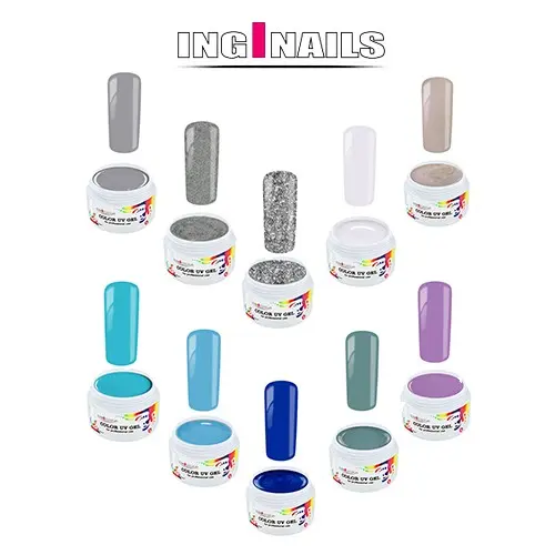 10 barvnih UV-gelov - Cool