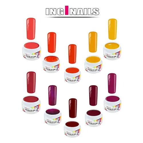 10 barvnih UV-gelov - Warm