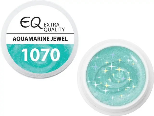 Extra Quality UV-gel - 1070 Aquamarine Jewel