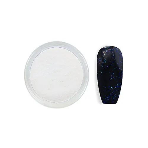 Lesketav okrasni prah - bel št.4, 3g