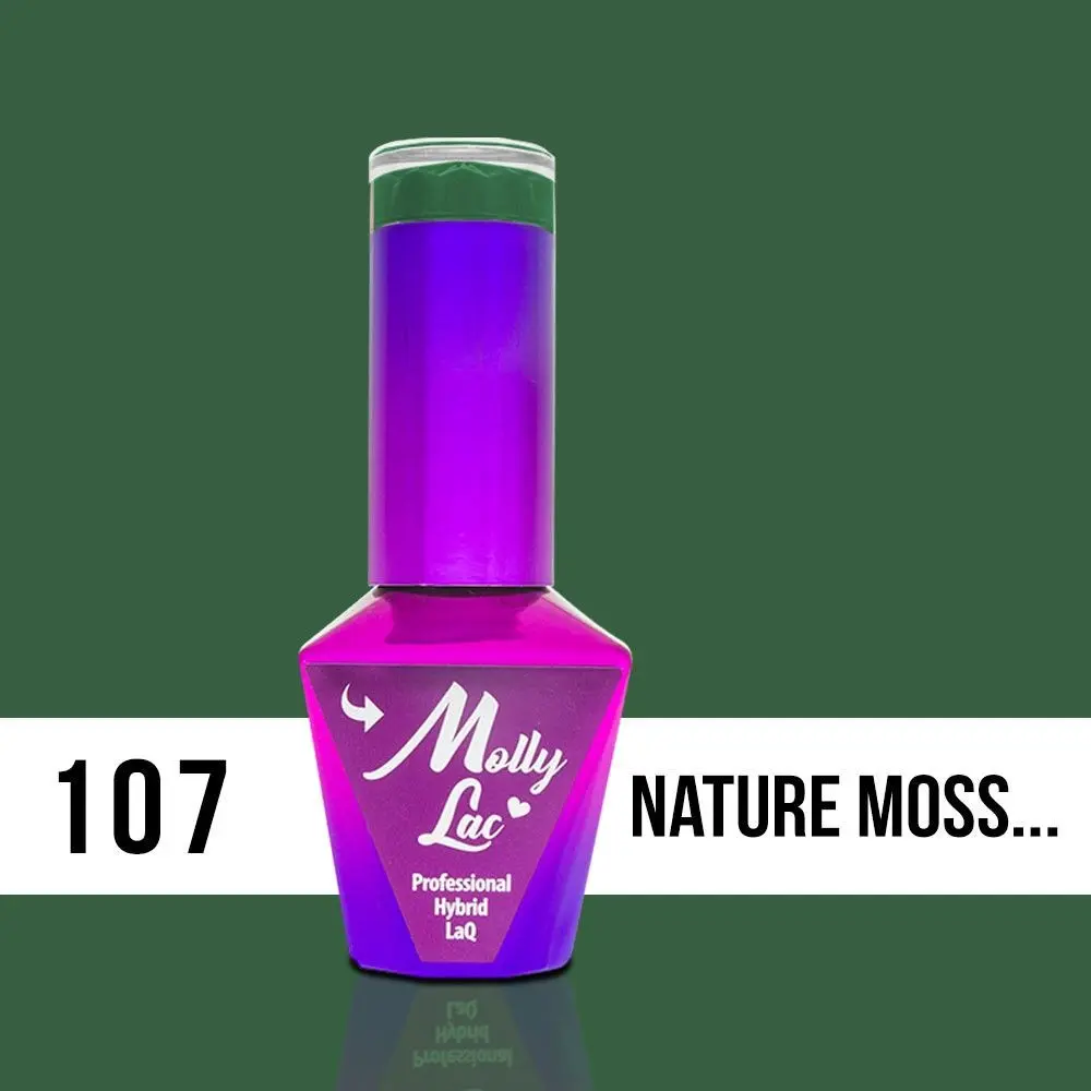 MOLLY LAC UV/LED gel lak Pure Nature - Nature Moss 107, 10ml
