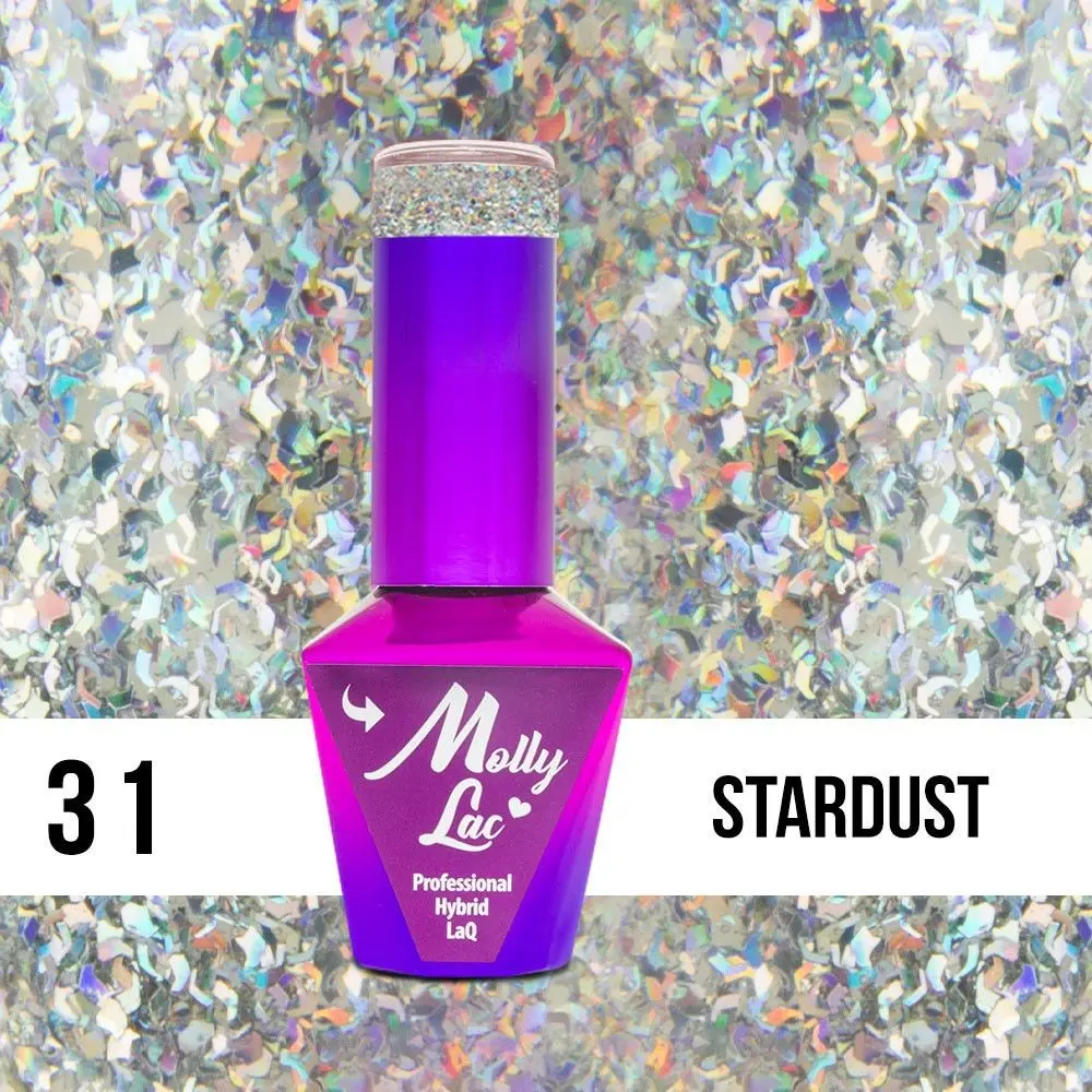 MOLLY LAC UV/LED gel lak Queens of Life - Stardust 31, 10ml