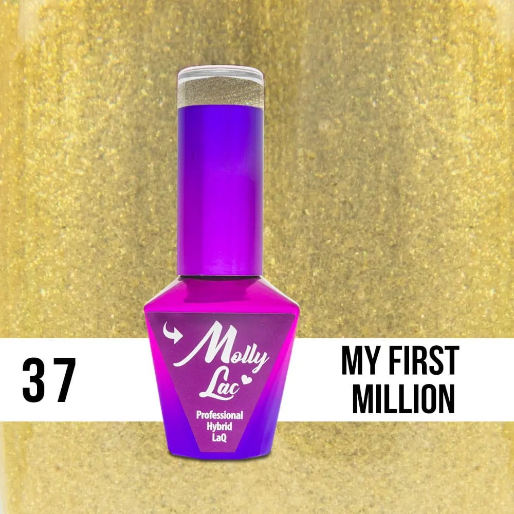 MOLLY LAC UV/LED gel lak Queens of Life - My First Million 37, 10ml
