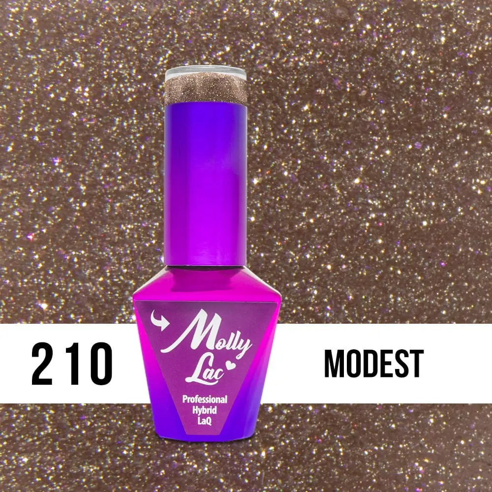 MOLLY LAC UV/LED gel lak Obsession - Modest 210, 10ml
