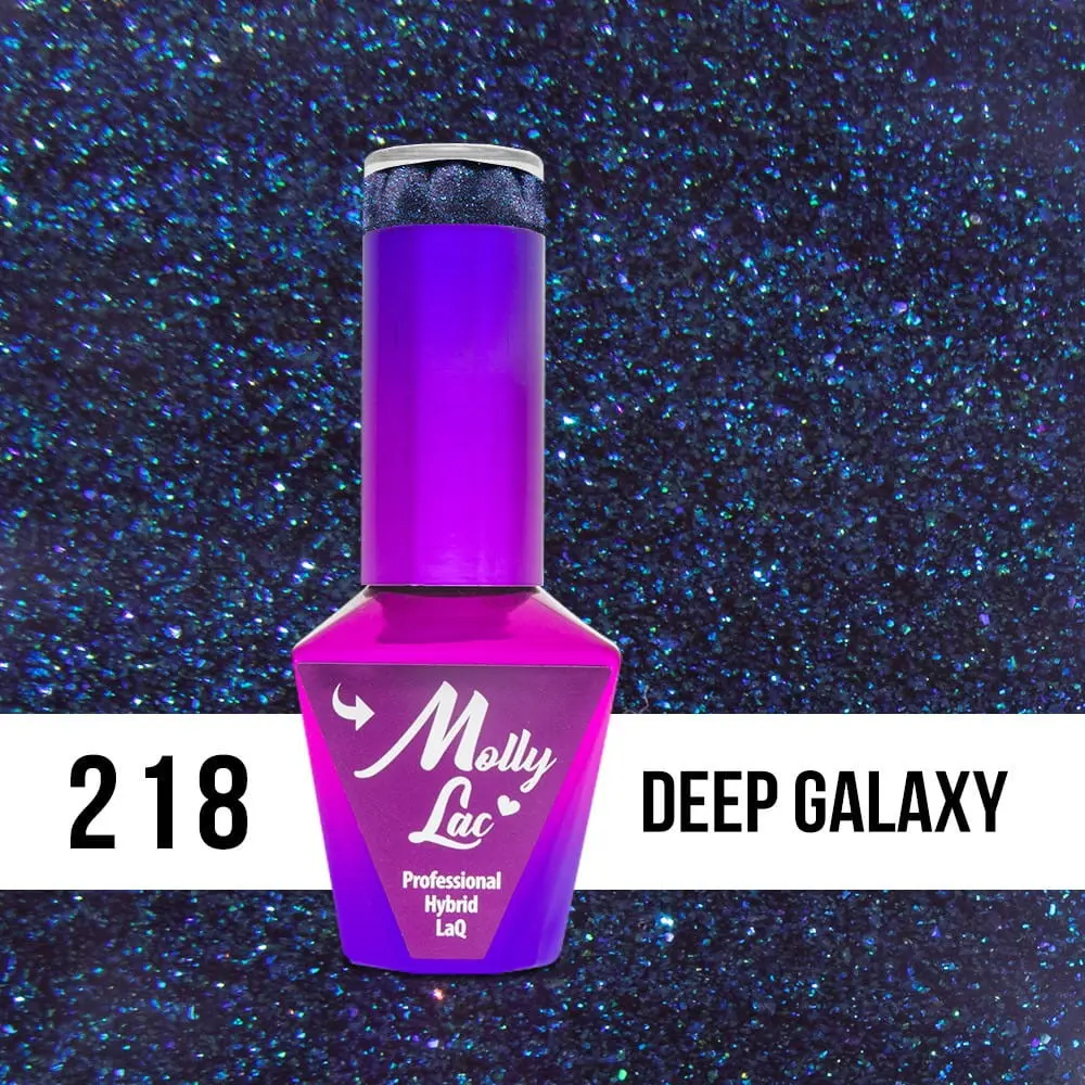MOLLY LAC UV/LED gel lak Obsession - Deep Galaxy 218, 10ml