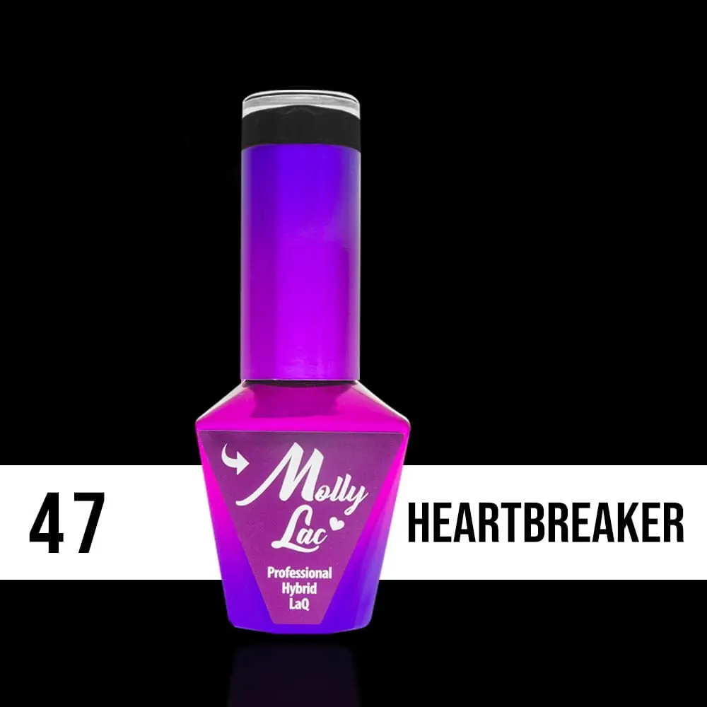 MOLLY LAC UV/LED gel lak Elite Women - Heartbreaker 47, 10ml