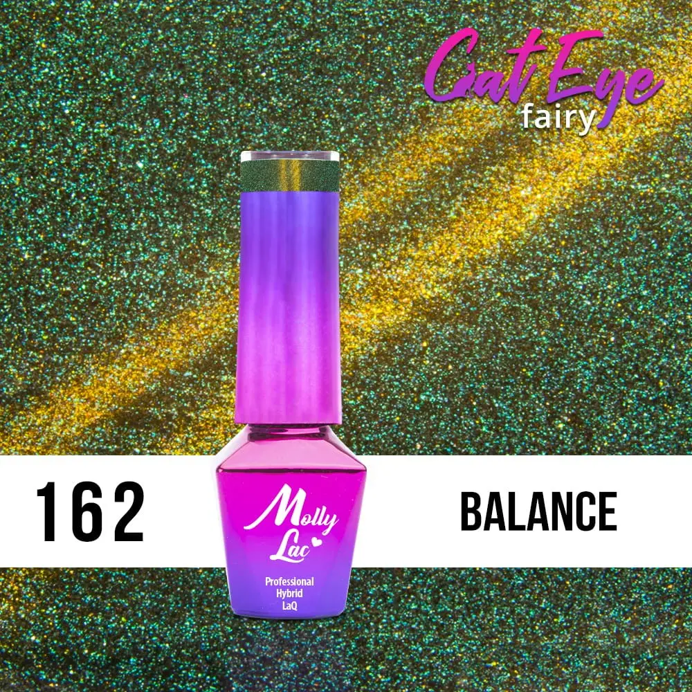 MOLLY LAC UV/LED gel lak Cat Eye Fairy - Balance 162, 5ml