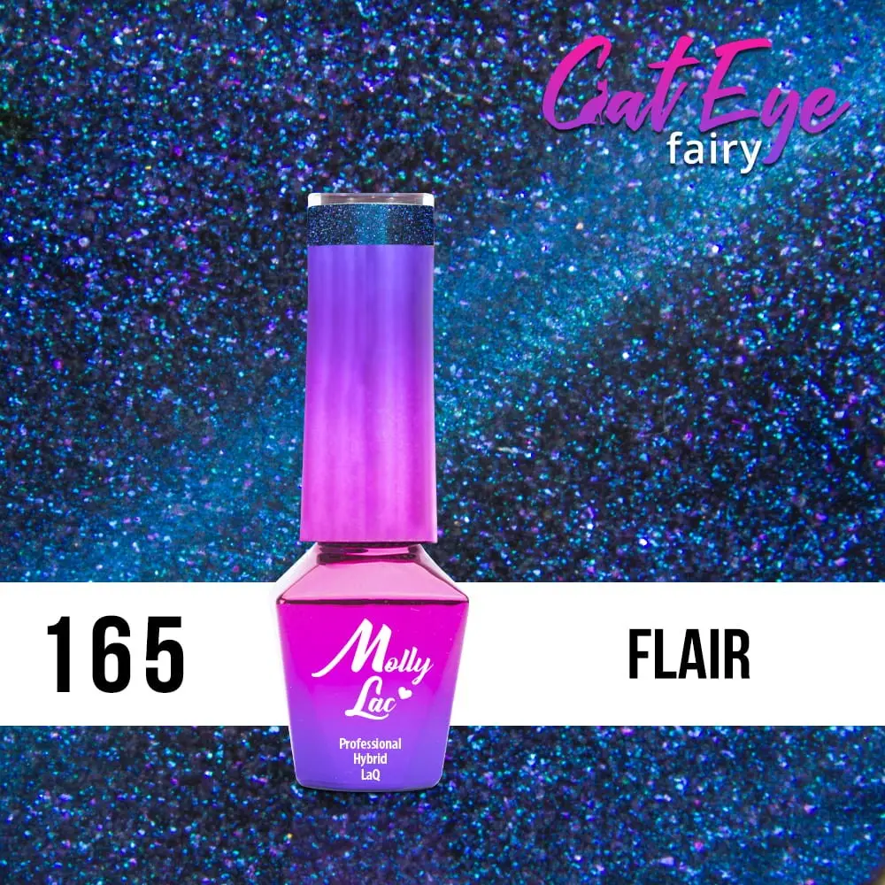 MOLLY LAC UV/LED gel lak Cat Eye Fairy - Flair 165, 5ml