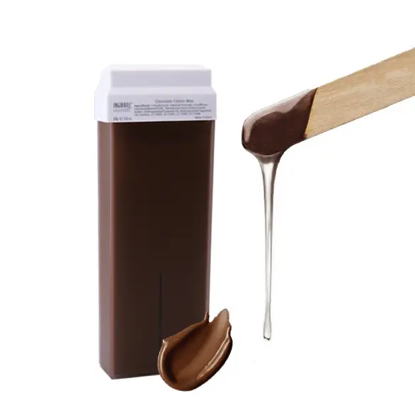 Vosek za depilacijo 100 ml – širok valjček – čokolada