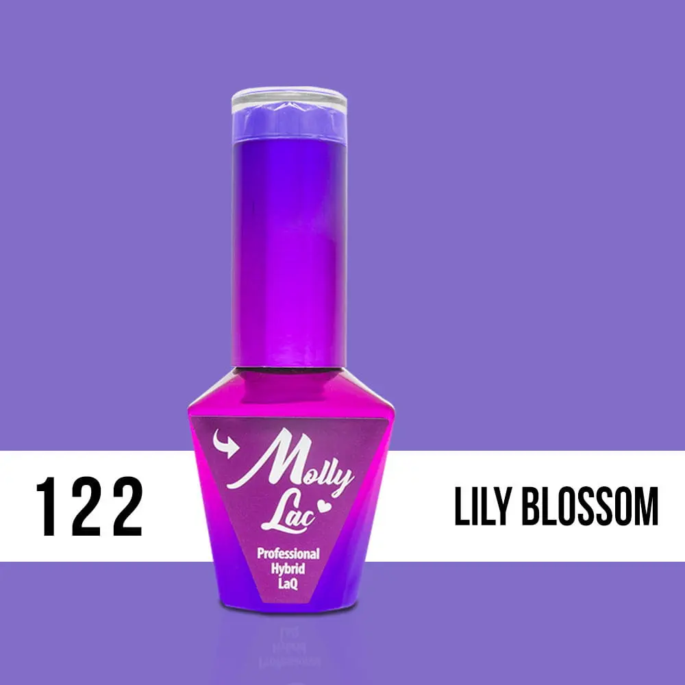 Gel lak MOLLY LAC UV/LED Yoghurt - Lily Blossom 122, 10ml