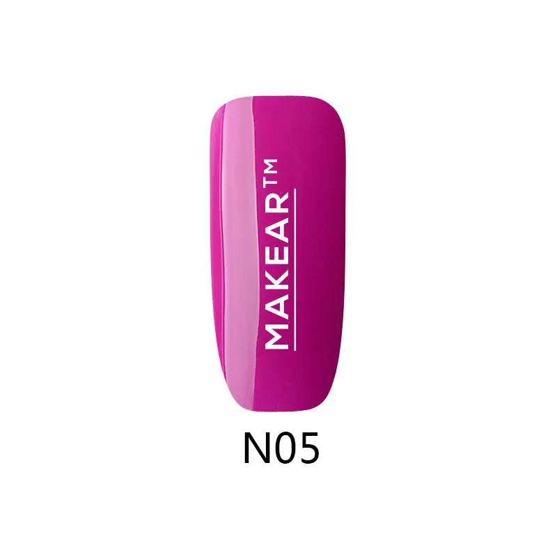 Makear Barvni gel lak za nohte – Neon vijolična – N05, 8ml