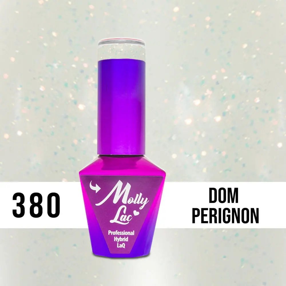 MOLLY LAK UV/LED gel lak za nohte Poročne sanje in Champagne - Dom Perignon 380, 10ml