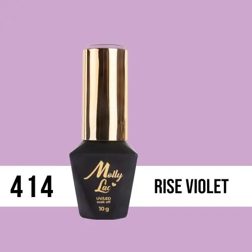 Gel lak, UV/LED Molly Lac - Rise Violet 414, 10 ml