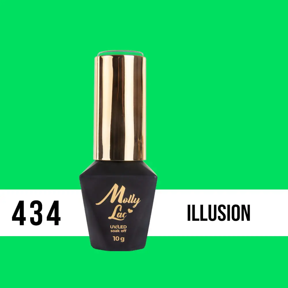 Gel lak, UV/LED Molly Lac - Illusion 434, 10 ml