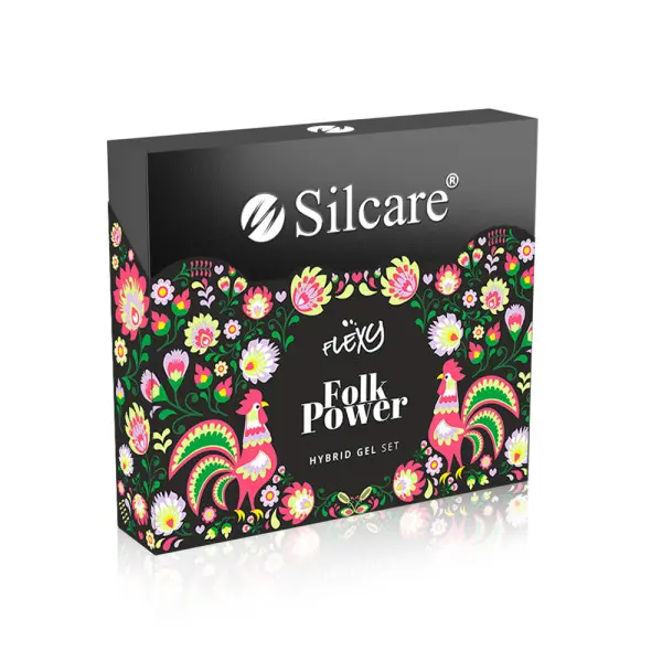 Silcare Folk Power Flexy gel laki, komplet 4x4,5 g