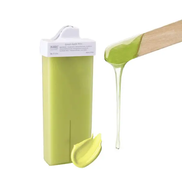 Depilatory wax 100 ml - ozek nastavek - Green Apple