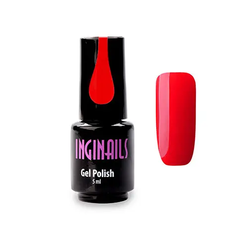 Barvni gel lak Inginails - Deluxe Red 018, 5 ml